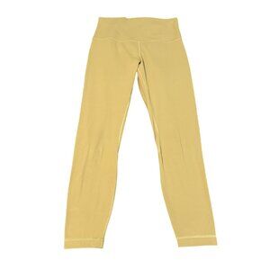 Lululemon High-Waisted Green‎ Leggings Size 8 Stretchy & Comfortable Activewear